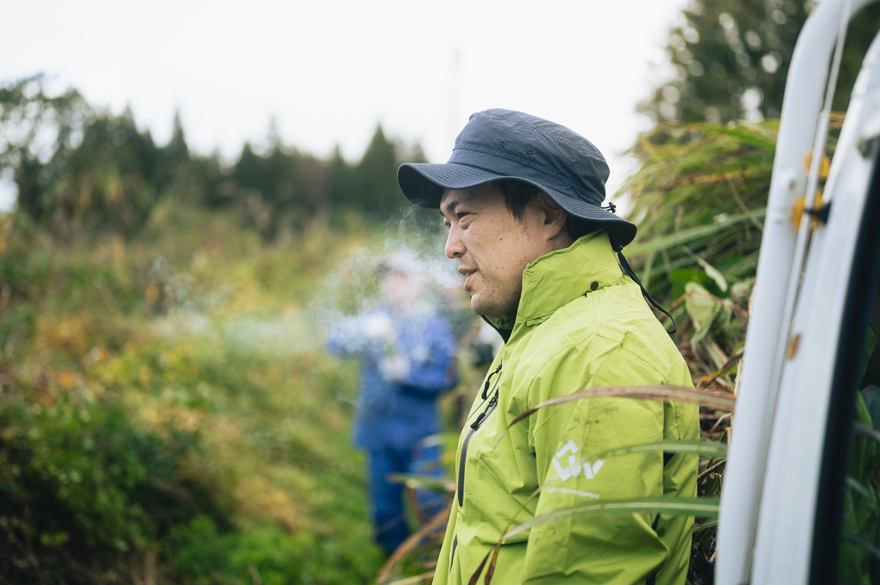 豪雪地の冬支度「茅刈」