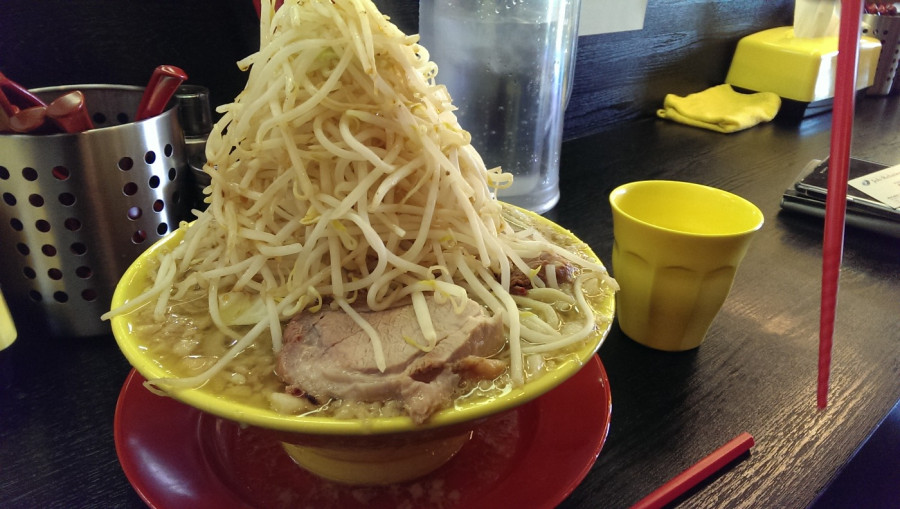 Ramen Yellow, a man's ramen for gutsy enjoyment @Niigata City, Nishi-ku, Niigata City.