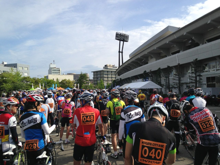 The first time I took part in a cycling event called Niigata City Ride!