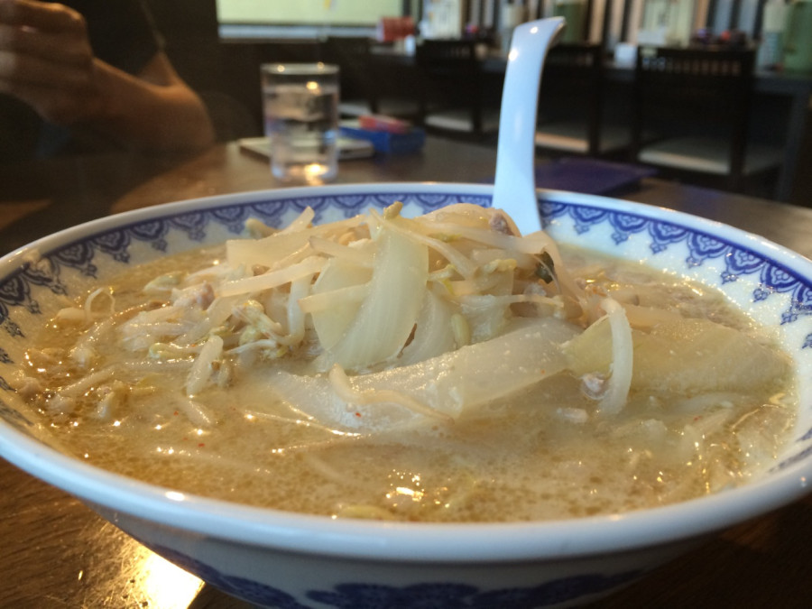 Delicious miso ramen! Gohan Shokudo Misa in Jyoshinetsu Road, Roadside Station Arai.