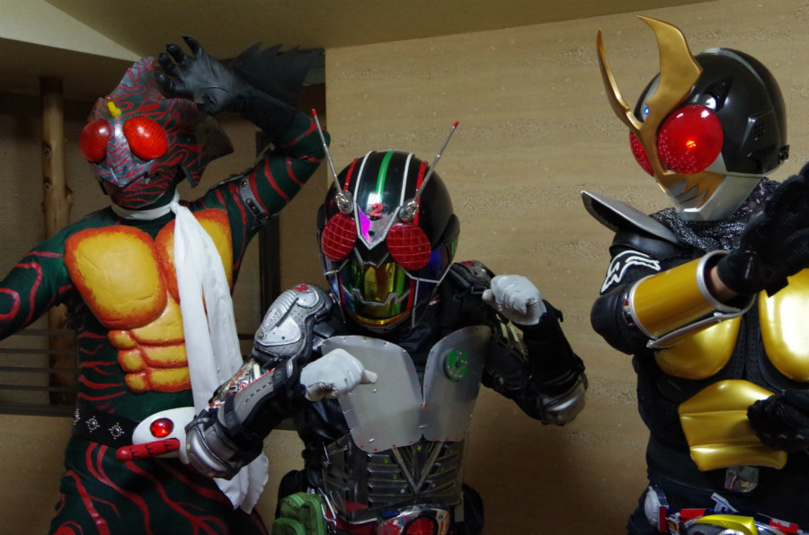 Niigata's masked riders gather in one place! We stormed into the Niigata Rider Meeting held at the Sagami Shokai.